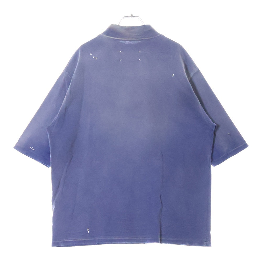 Maison Margiela 0(メゾンマルジェラ) 25SS グラフィックロゴ 半袖Tシャツカットソー ネイビー S50GC0714
