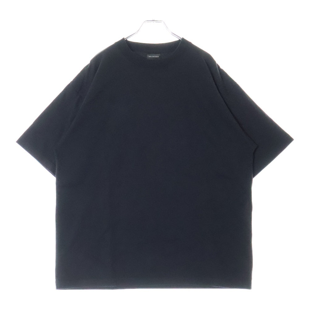 BALENCIAGA(バレンシアガ) バック クリスタルロゴ 半袖Tシャツ カットソー ブラック 641655 TPVP7