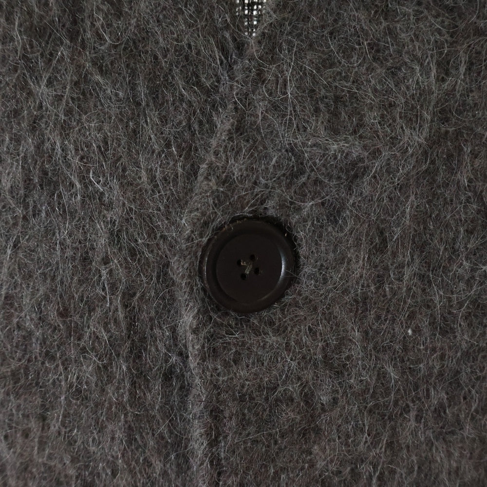 OUR LEGACY(アワーレガシー) CARDIGAN OLIVE MELANGE MOHAIR アルパカ混 モヘアニットカーディガン M4213CRM 46 ブラウン