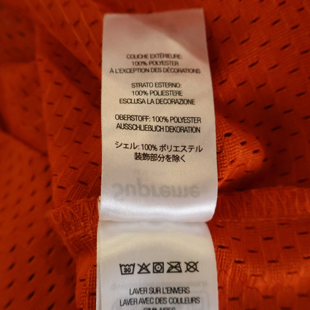 SUPREME(シュプリーム) 24SS Spiderweb Football Jersey スパイダーウェーブフットボールジャージー ゲームシャツ メッシュ半袖シャツ カットソー オレンジ