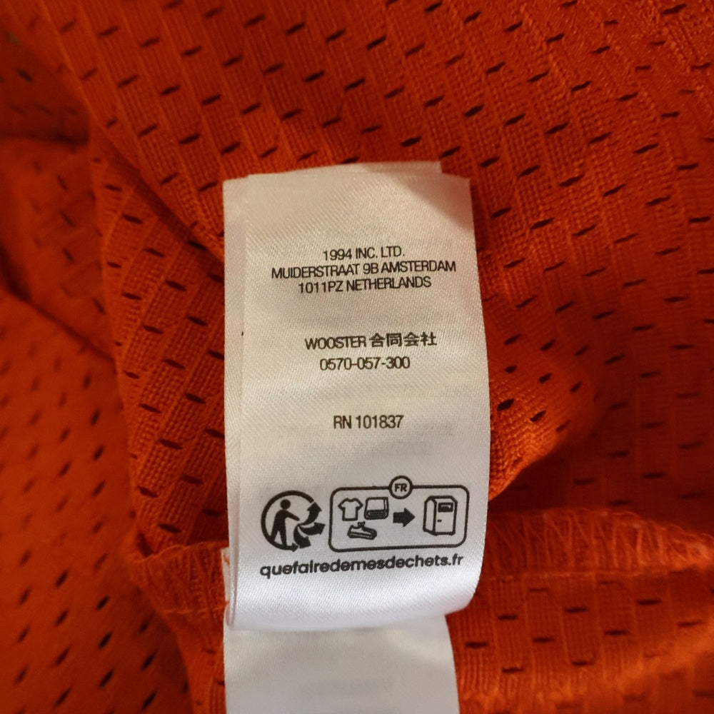 SUPREME(シュプリーム) 24SS Spiderweb Football Jersey スパイダーウェーブフットボールジャージー ゲームシャツ メッシュ半袖シャツ カットソー オレンジ