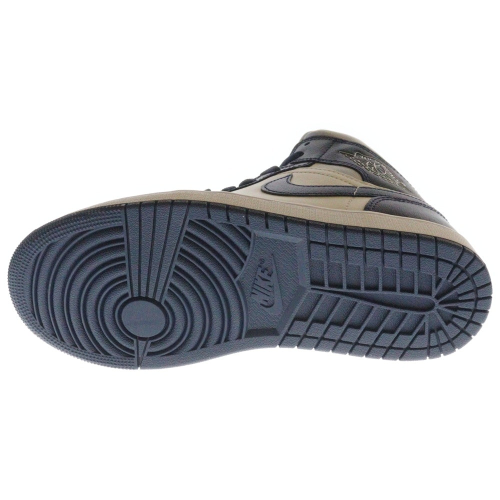 NIKE(ナイキ) WOMEN'S AIR JORDAN 1 MID FOOTBALL GREY ウィメンズ エアジョーダン フットボールグレー ミッドカットスニーカー レディース US8/25.0cm FZ8777-044