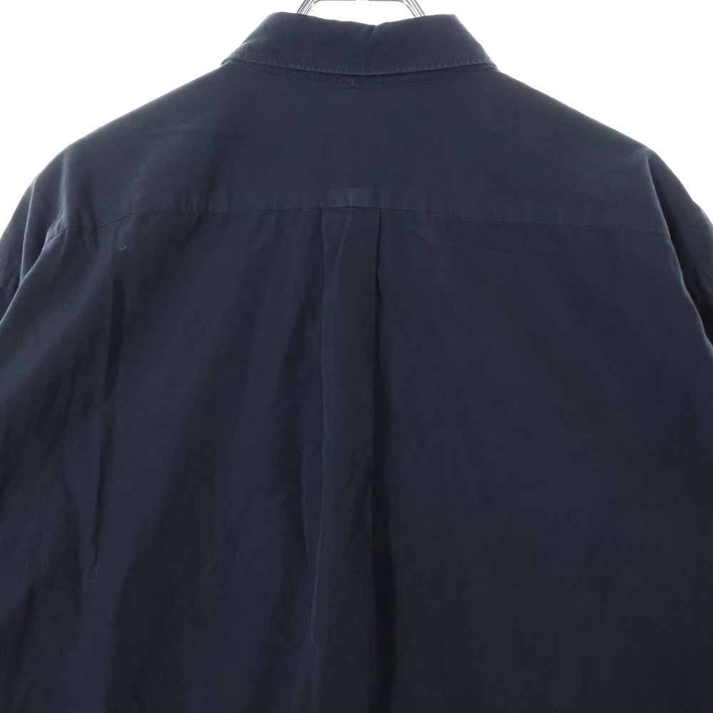 COMOLI(コモリ) 22AW レギュラーカラー ロングスリーブ ドレス シャツ ブラック W03-02001