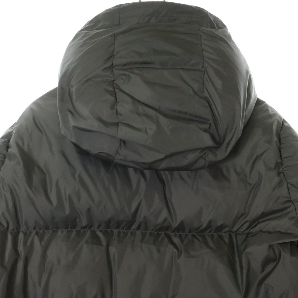 MONCLER(モンクレール) MONTCLA モンクラー ロゴフーデッドナイロンダウンジャケット アウター カーキ F20911B56900