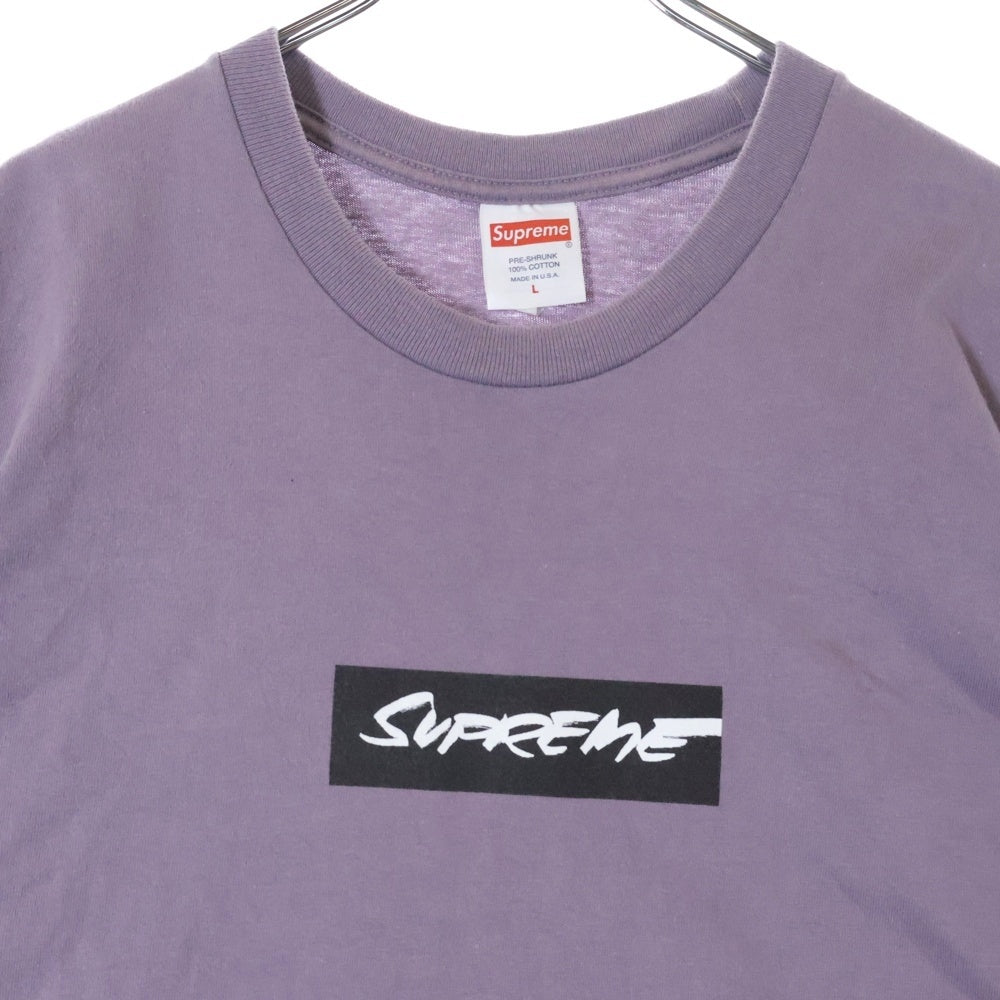 SUPREME(シュプリーム) 24SS Futura Box Logo Tee フーチュラ ボックスロゴ Tシャツ パープル