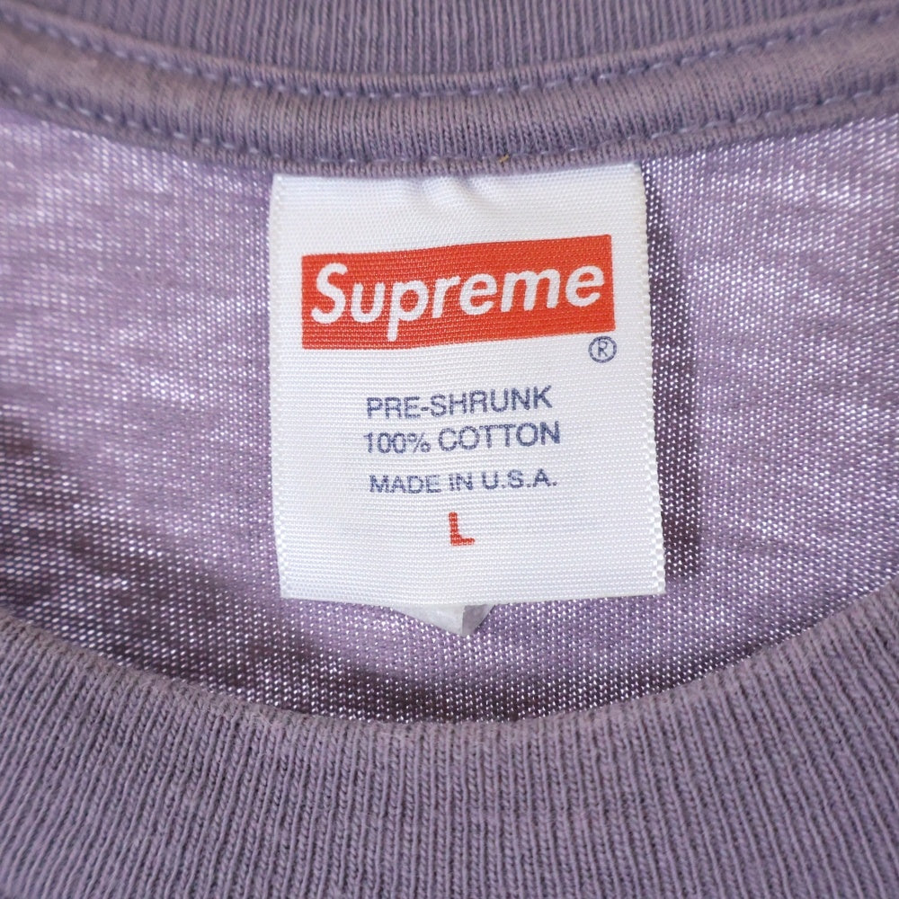 SUPREME(シュプリーム) 24SS Futura Box Logo Tee フーチュラ ボックスロゴ Tシャツ パープル