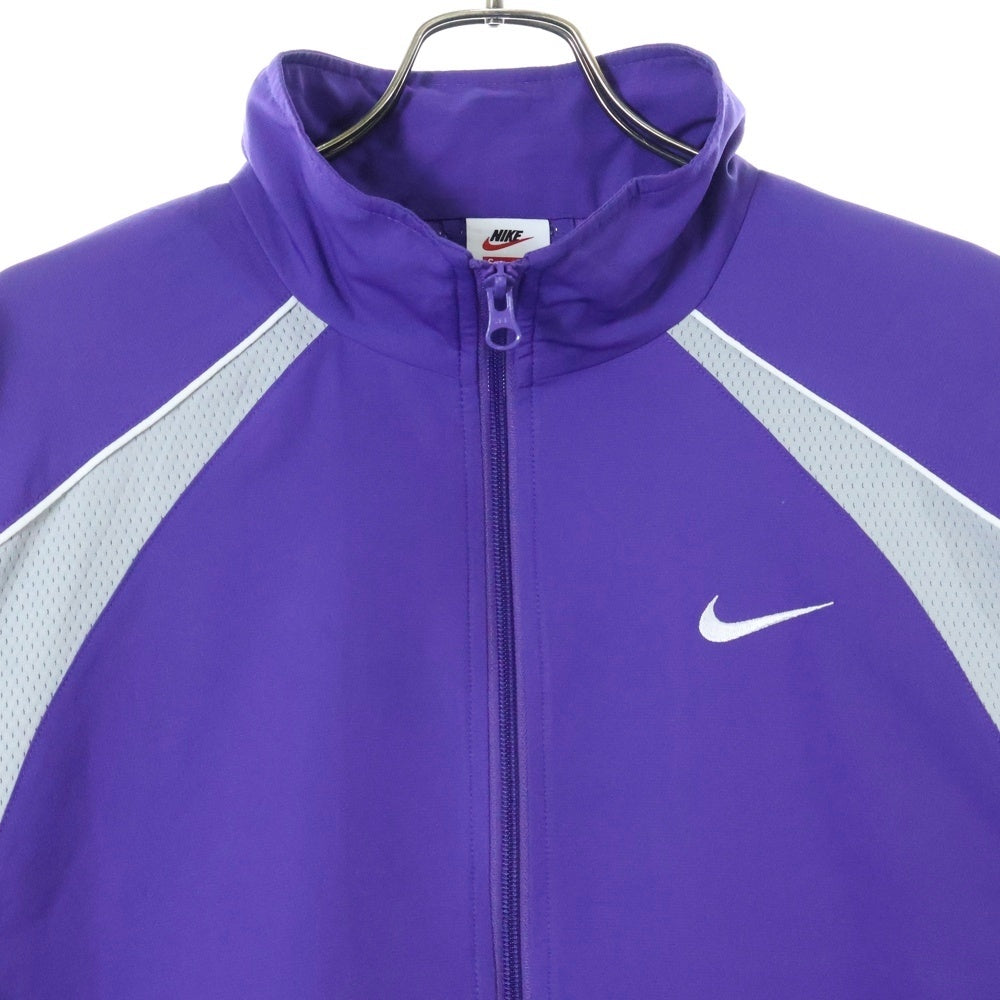 SUPREME(シュプリーム) 25SS x Nike Track Jacket HF9622-545 ナイキ 刺繍ロゴ トラックジャケット パープル
