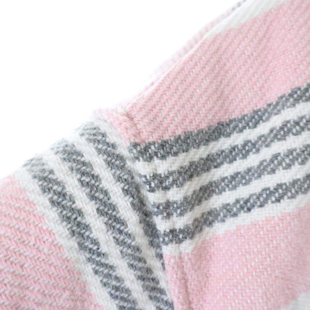 SUPREME(シュプリーム) 25SS Woven Stripe Hooded Jacket ウーブンストライプフーディージャケット アウター ピンク/ホワイト