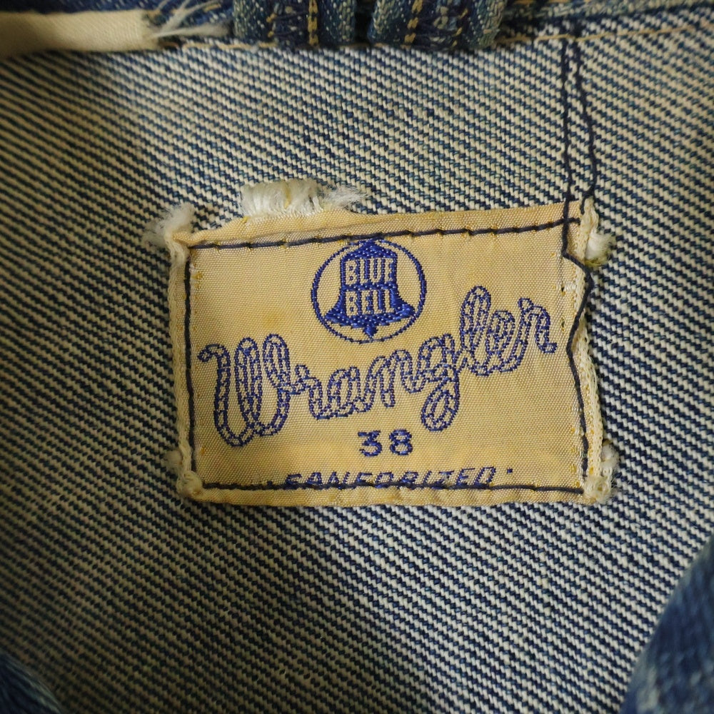 Wrangler(ラングラー) 50s VINTAGE 111MJ 縦ベル デニムジャケット インディゴ