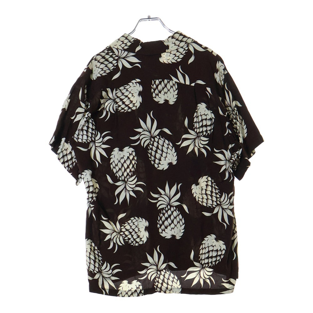 VINTAGE(ヴィンテージ) 50s DUKE KAHANAMOKU DUKE'S PINEAPPLES デュークカハナモク パイナップル ハワイアンシャツ アロハ ブラウン