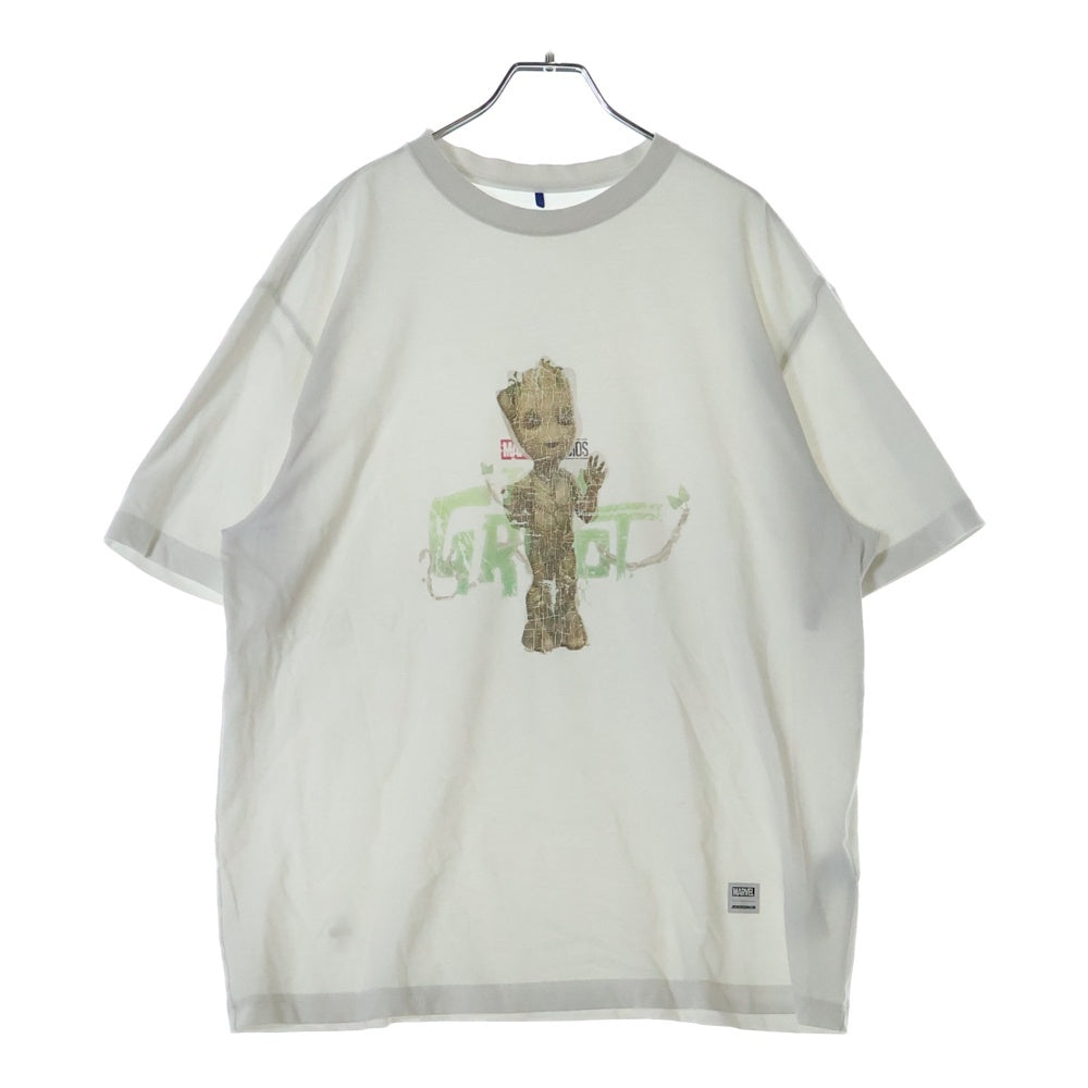 ADER ERROR(アーダーエラー) ×Disney Groot T-shirt ディズニー グルート 半袖Tシャツ カットソー ホワイト
