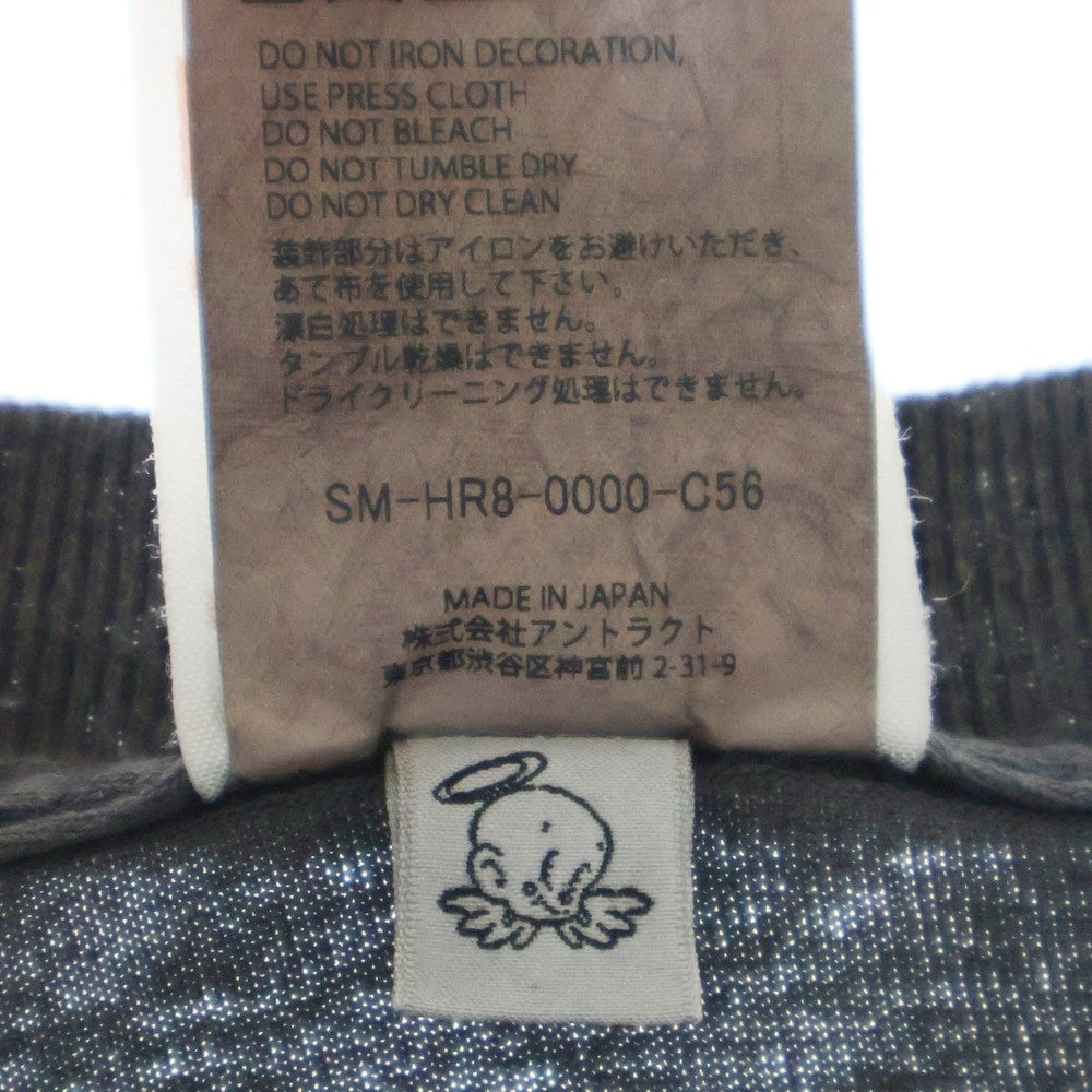 SAINT MICHAEL(セントマイケル) 25SS × FRIENDS / FRD_SS TEE フォトプリント ヴィンテージ加工 半袖Tシャツ グレー SM-HR8-0000-C56