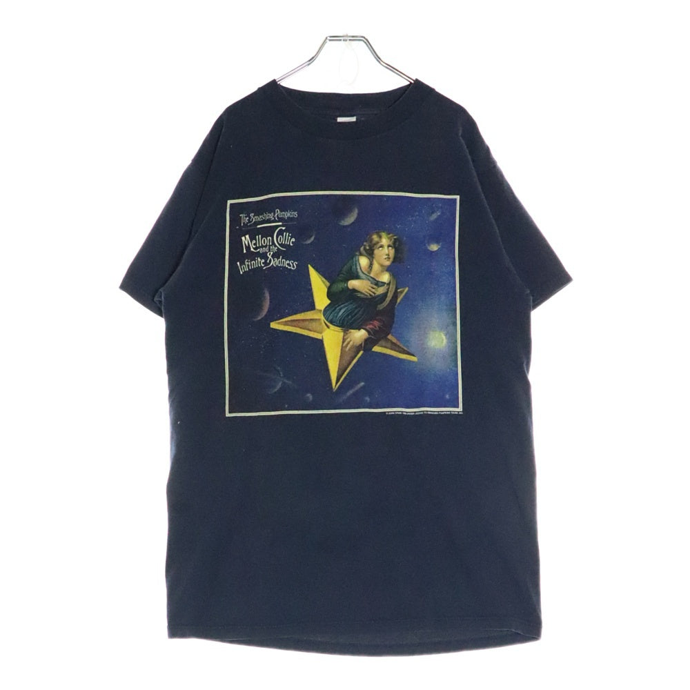 VINTAGE(ヴィンテージ) 90's THE SMASHING PUMPKINS MELLON COLLIE AND THE INFINITE SADNES スマッシング パンプキンズ メロンコリー 半袖Tシャツ カットソー ネイビー
