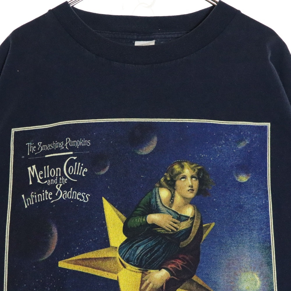 VINTAGE(ヴィンテージ) 90's THE SMASHING PUMPKINS MELLON COLLIE AND THE INFINITE SADNES スマッシング パンプキンズ メロンコリー 半袖Tシャツ カットソー ネイビー