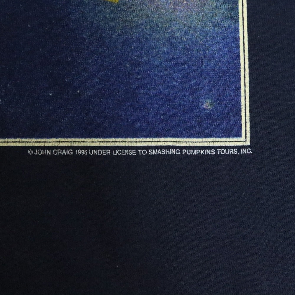 VINTAGE(ヴィンテージ) 90's THE SMASHING PUMPKINS MELLON COLLIE AND THE INFINITE SADNES スマッシング パンプキンズ メロンコリー 半袖Tシャツ カットソー ネイビー