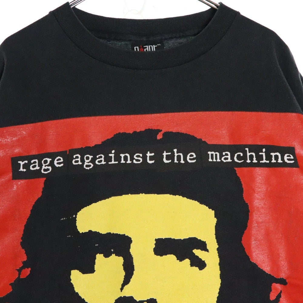 VINTAGE(ヴィンテージ) 90's RAGE AGAINST THE MACHINE CHE GUEVARA レイジアゲインストザマシーン チェゲバラ 半袖Tシャツ カットソー ブラック