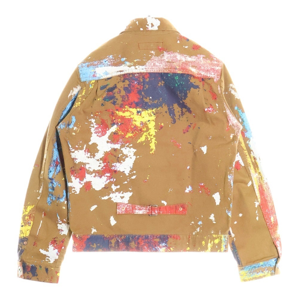 COMME des GARCONS JUNYA WATANABE MAN(コムデギャルソンジュンヤワタナベマン) ×LEVI'S ×リーバイス 18SS ペンキ加工 デニム トラッカージャケット