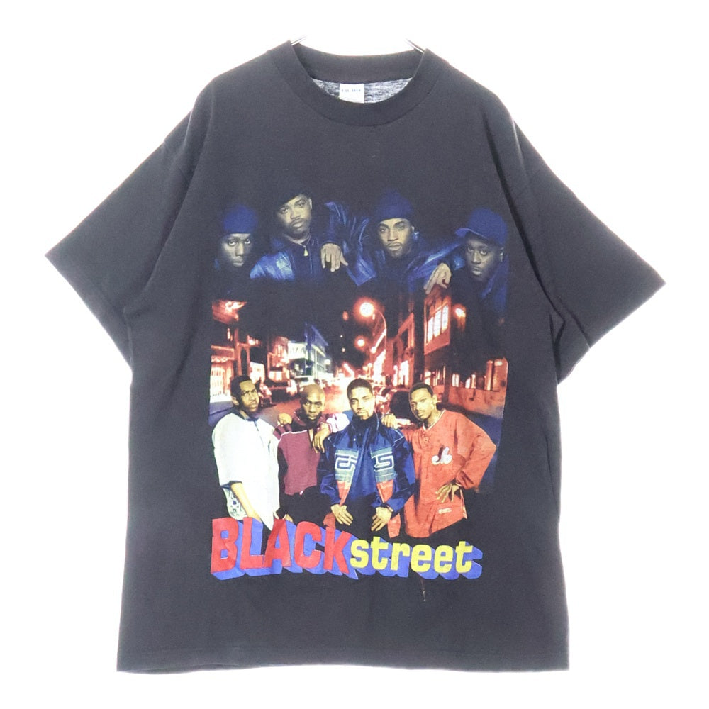 VINTAGE(ヴィンテージ) 90's BLACK STREET NO DIGGITY RAP BOOTLEG TEE バックストリート ノーディギー ブート 半袖Tシャツ カットソー ブラック