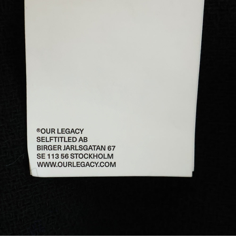 OUR LEGACY(アワーレガシー) 25AW FULL ZIP HOOD アルパカ混 フルジップフードパーカー M4243FBH