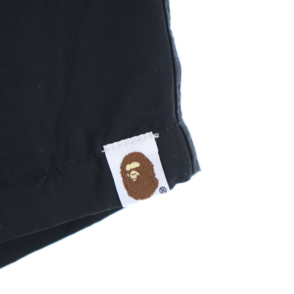 A BATHING APE(アベイシングエイプ) SHARK BEACH SHORTS シャーク ビーチショーツ ハーフパンツ ブラック 001SPH201014X