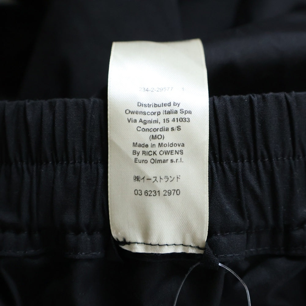 Rick Owens(リックオウエンス) 25AW BELA PANTS ベラパンツ ブラック RU02E1361-TE