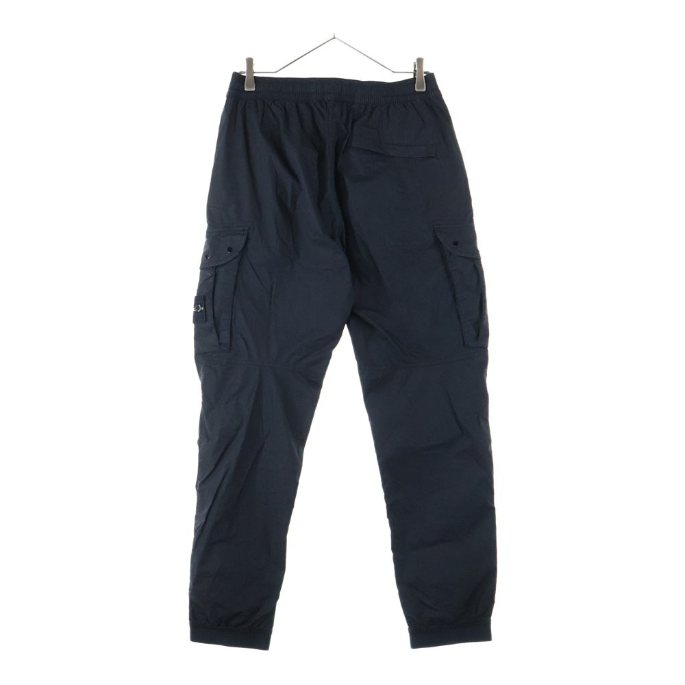 STONE ISLAND(ストーンアイランド) 21SS RE-T CARGO JOGGER PANT ガーメントダイ コンパスパッチ カーゴ ジョガーパンツ ブラック 741531303