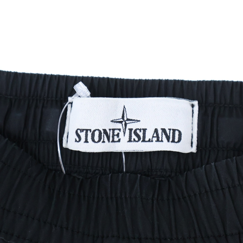 STONE ISLAND(ストーンアイランド) 21SS RE-T CARGO JOGGER PANT ガーメントダイ コンパスパッチ カーゴ ジョガーパンツ ブラック 741531303