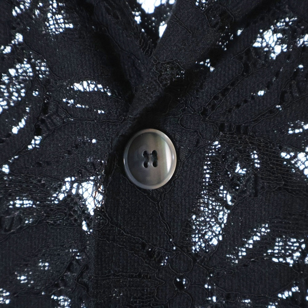 Needles(ニードルス) Cabana Shirt レース半袖シャツ ブラック MR252