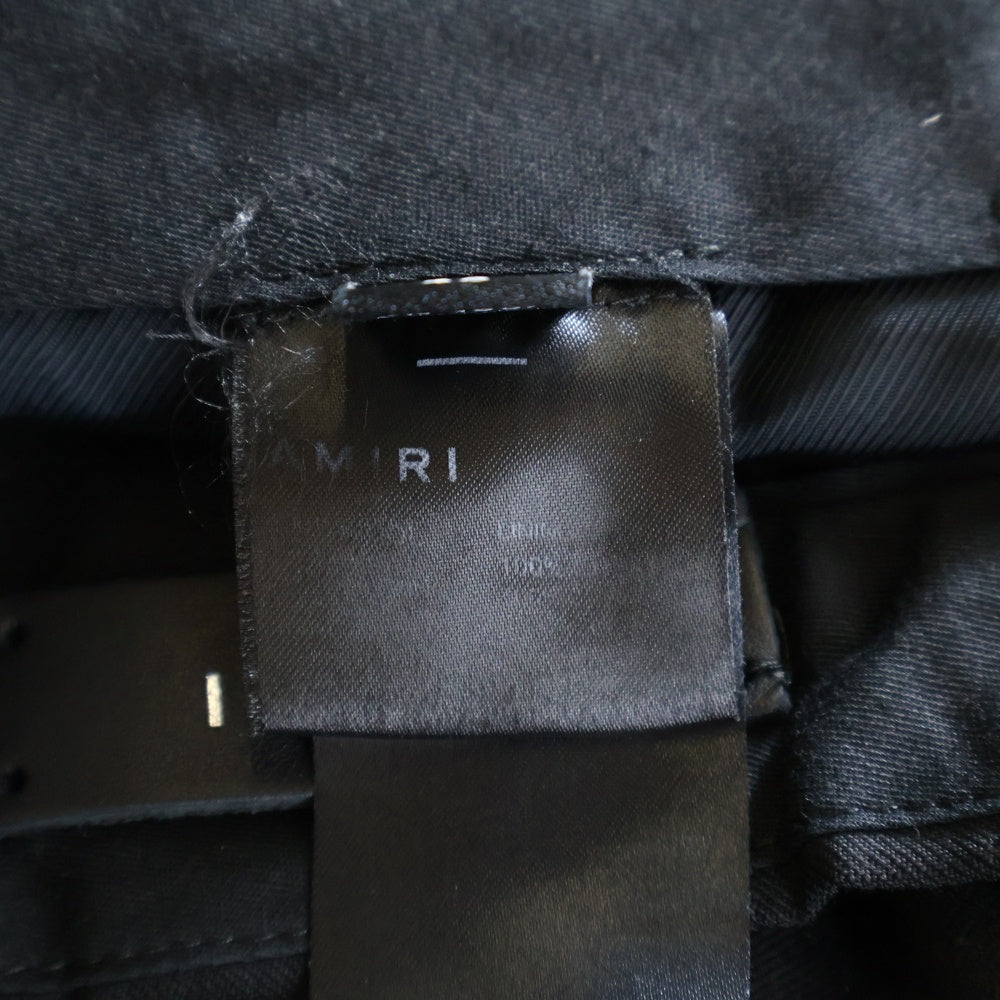 AMIRI(アミリ) ウールスーツトラウザー スラックス ブラック