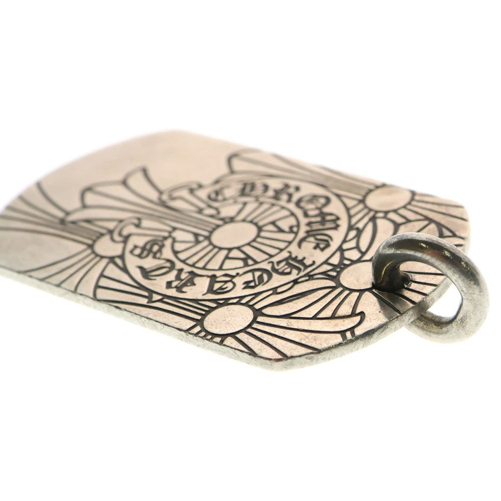 CHROME HEARTS(クロムハーツ) D TAG LRG GOD BLESS ゴッドブレスドッグタグ ラージドッグタグネックレストップ シルバー
