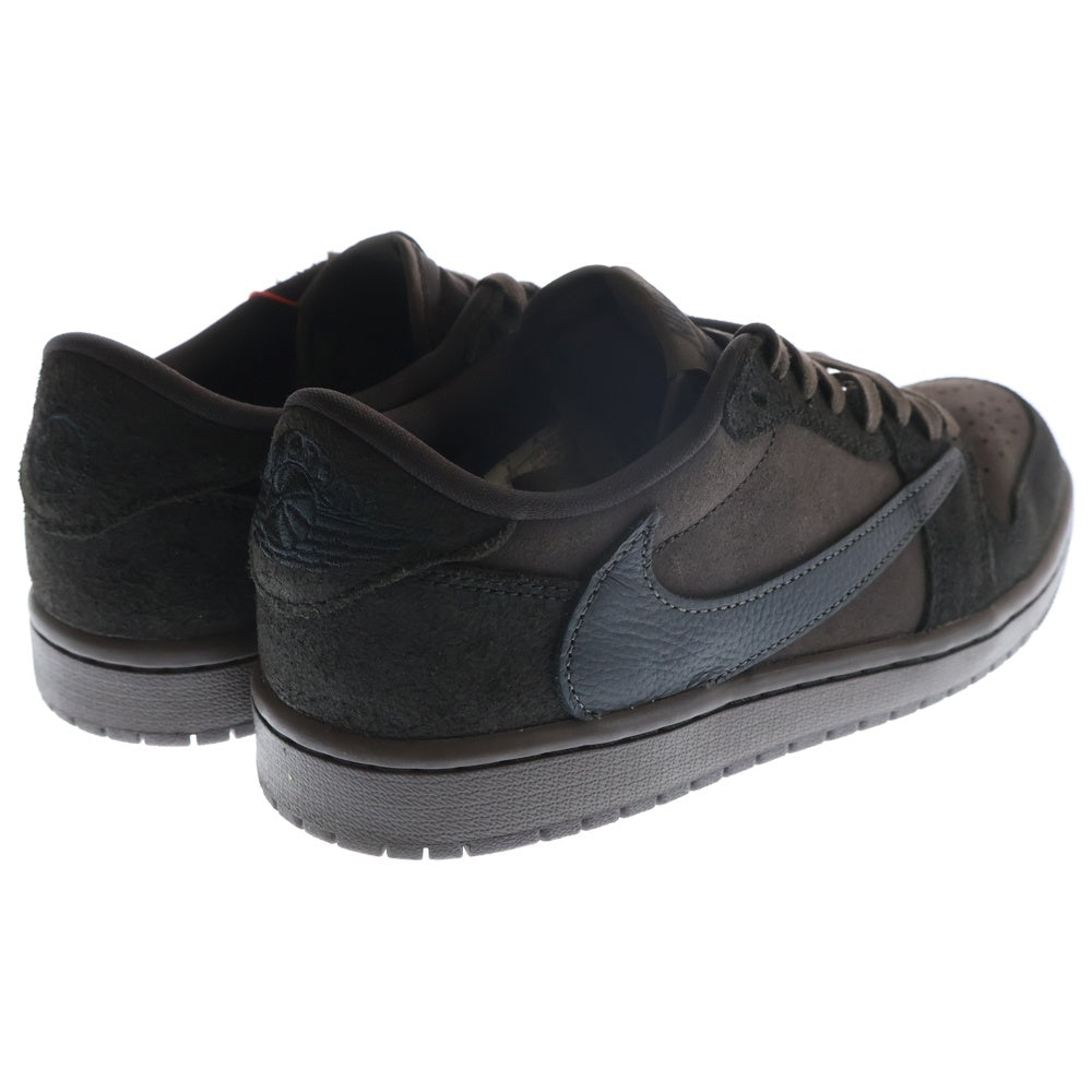 NIKE(ナイキ) ×TRAVIS SCOTT AIR JORDAN 1 LOW OG SP VELVET BROWN DM7866-202 トラヴィススコット エアジョーダン1 ベルベットブラウン ローカットスニーカー US8/26.0cm