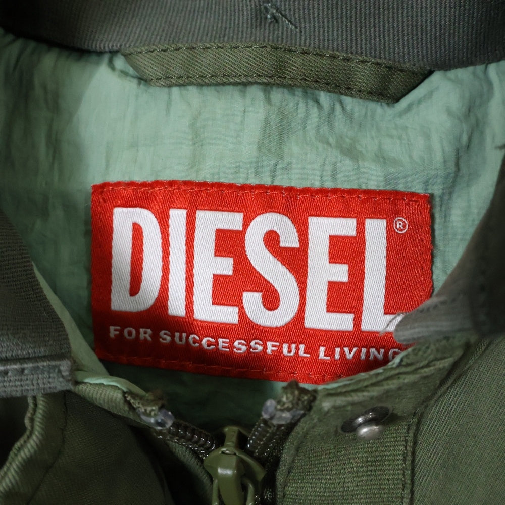 DIESEL(ディーゼル) G-ENESIS ジップパーカーベスト グリーン A16721 レディース
