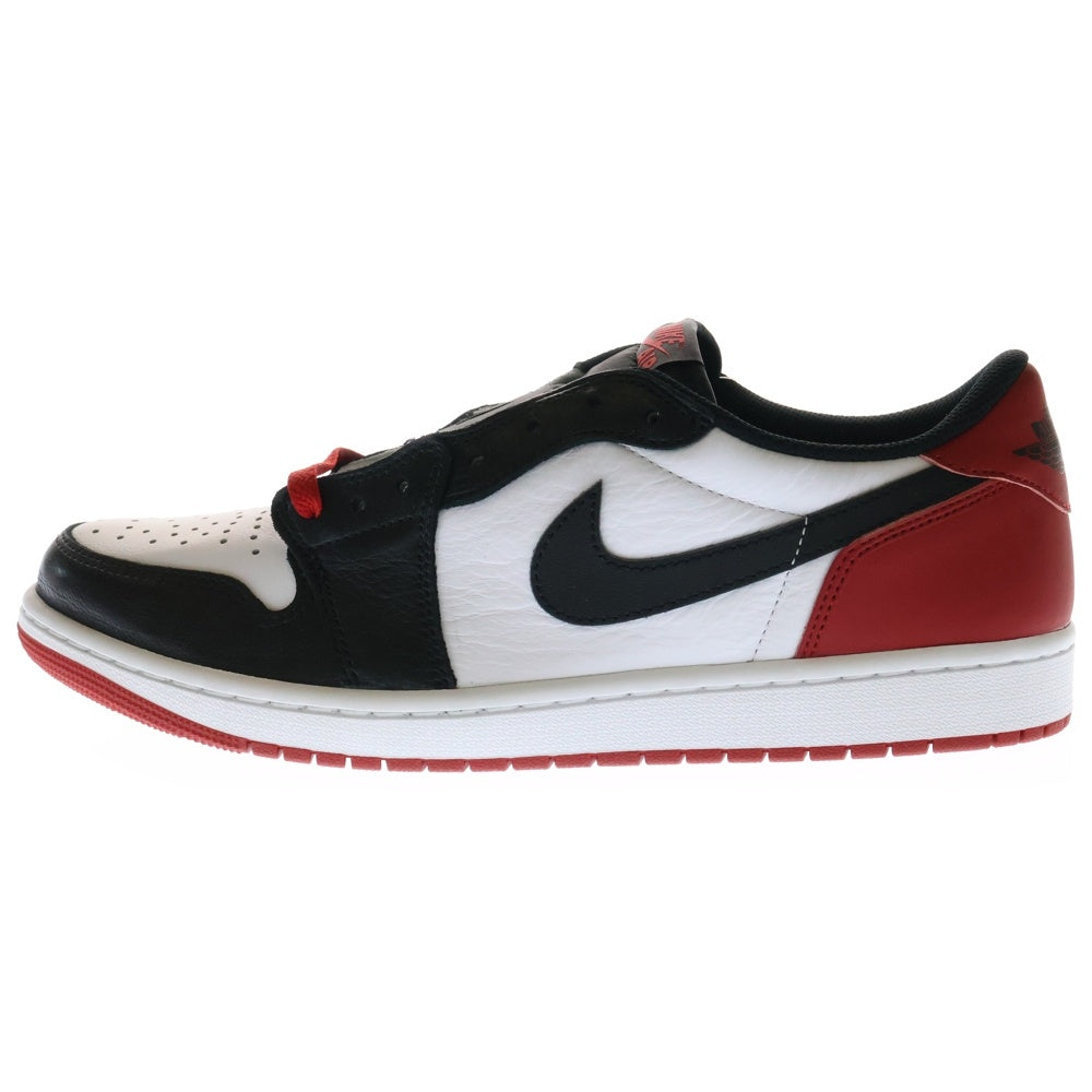 NIKE(ナイキ) AIR JORDAN 1 RETRO LOW OG BLACK TOE CZ0790-106 エアジョーダン レトロ ブラックトゥ ローカットスニーカー ホワイト/ブラック/レッド US11/29cm