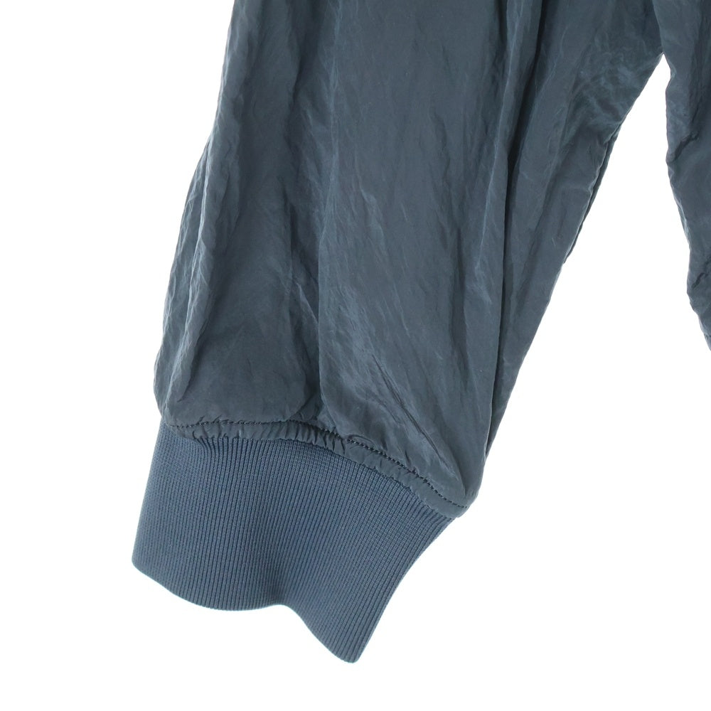 STONE ISLAND(ストーンアイランド) 17AW Nylon Metal Crew スウェット切り替えナイロンクルーネック プルオーバー ブラック 671563312