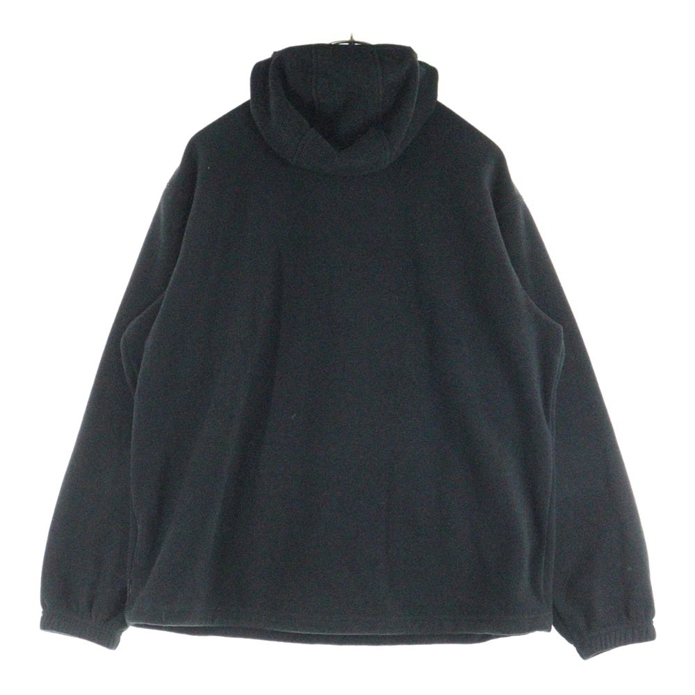 SUPREME(シュプリーム) 22AW Polartec Facemask Half Zip Pullover ポーラテック フェイスマスクハーフジッププルオーバー フリースパーカー ブラック