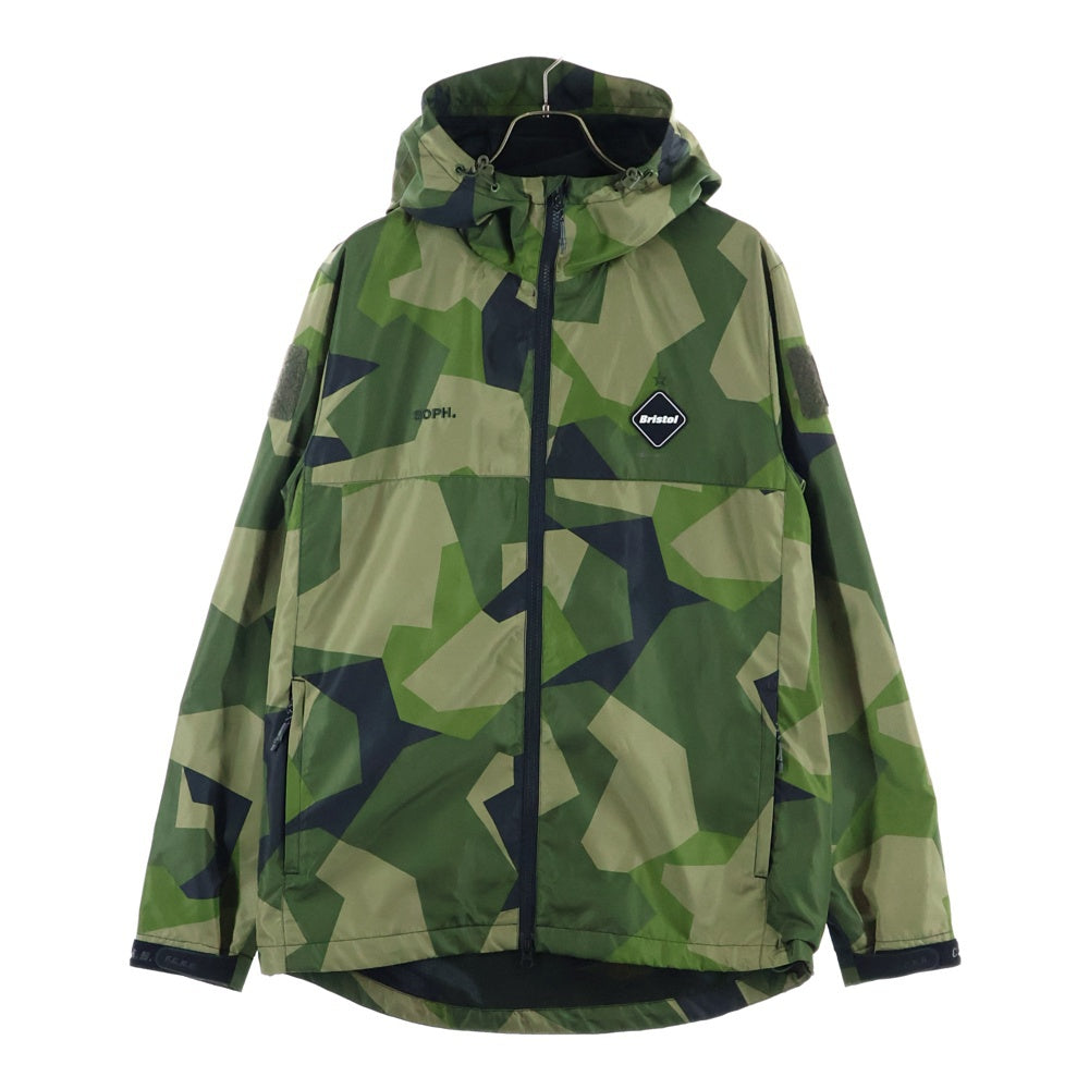 F.C.R.B./F.C.Real Bristol/FCRB(エフシーアールビー/エフシーレアルブリストル) 20AW CAMOUFLAGE PRACTICE JACKET カモフラージュ柄ナイロントラックジャケット カーキ FCRB‐202026