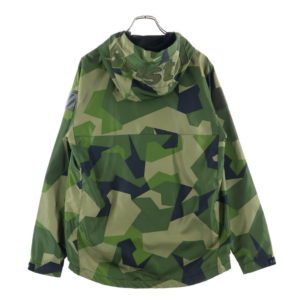F.C.R.B./F.C.Real Bristol/FCRB(エフシーアールビー/エフシーレアルブリストル) 20AW CAMOUFLAGE PRACTICE JACKET カモフラージュ柄ナイロントラックジャケット カーキ FCRB‐202026