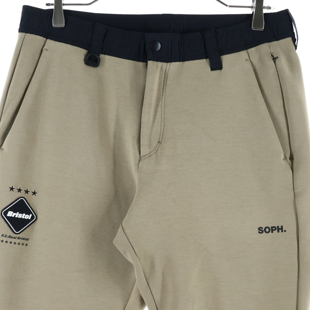 F.C.R.B./F.C.Real Bristol/FCRB(エフシーアールビー/エフシーレアルブリストル) フロントロゴワッペン スウェットパンツ カーキ FCRB-220046
