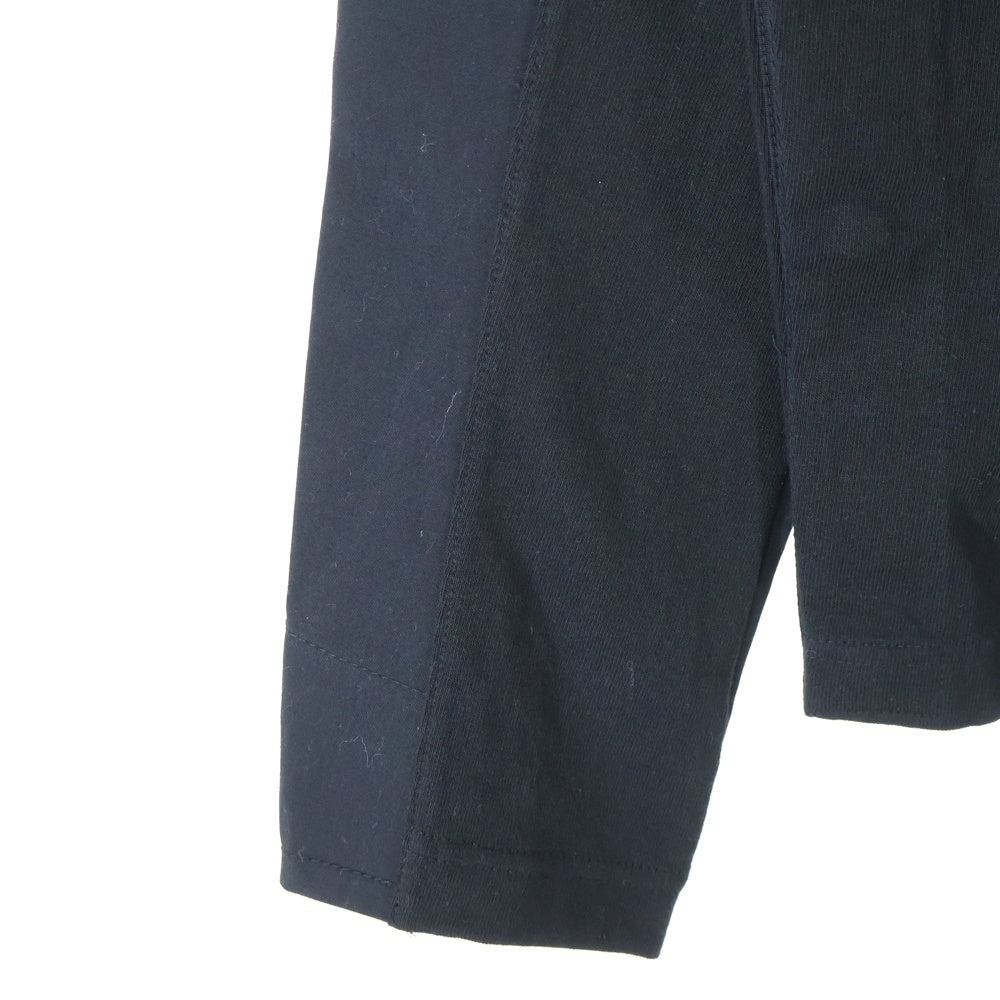 Sacai(サカイ) 21SS COTTON NYLON OXFORD LONG SLEEVE T-SHIRT 袖オックスフォードシャツ切り替え長袖Tシャツ ブラック 21-02515M