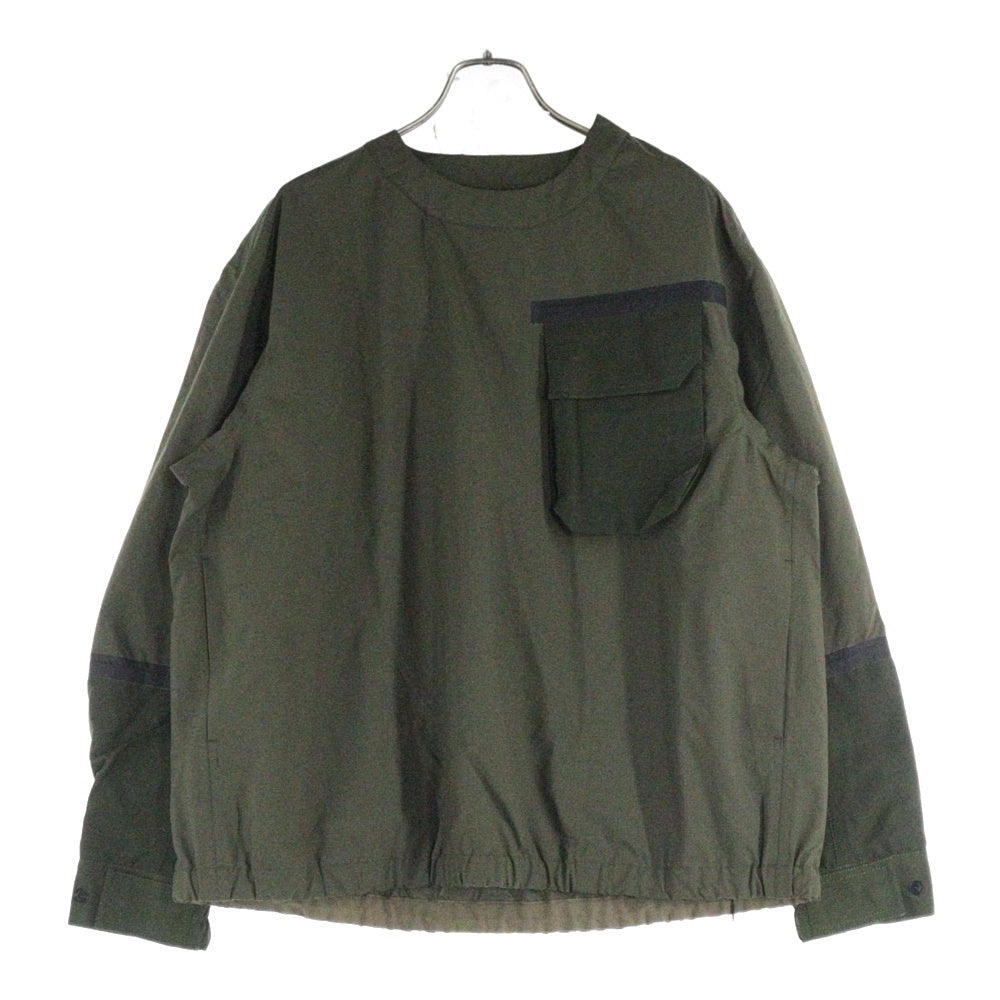 Sacai(サカイ) 22SS Rip Stop Mix Pullover リップストップミックスプルオーバー カーキ 22-02742M