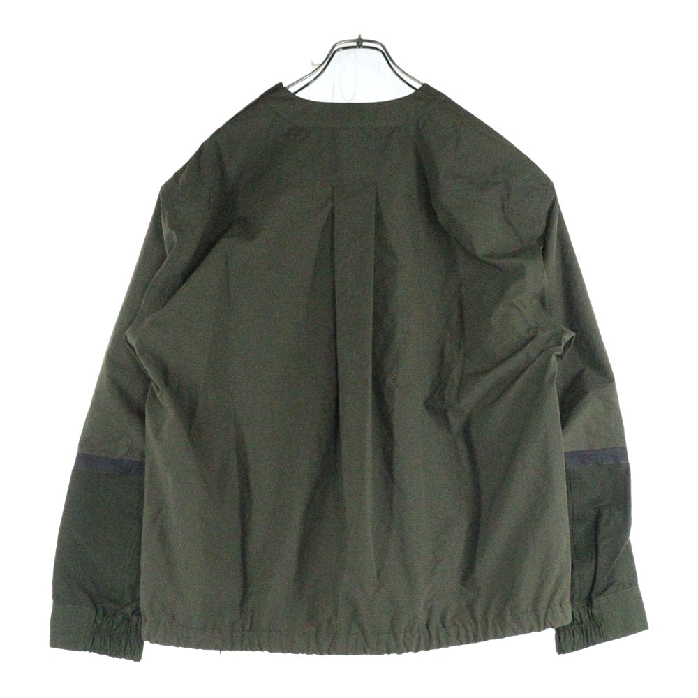Sacai(サカイ) 22SS Rip Stop Mix Pullover リップストップミックスプルオーバー カーキ 22-02742M