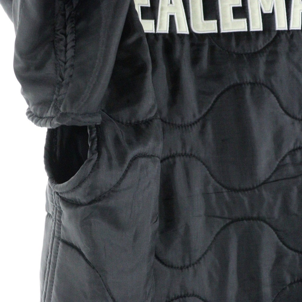 OAMC(オーエーエムシー) WORK QUILTED SWEATSHIRT ワークキルトスウェットシャツ クルーネック ブラック OAXU709284