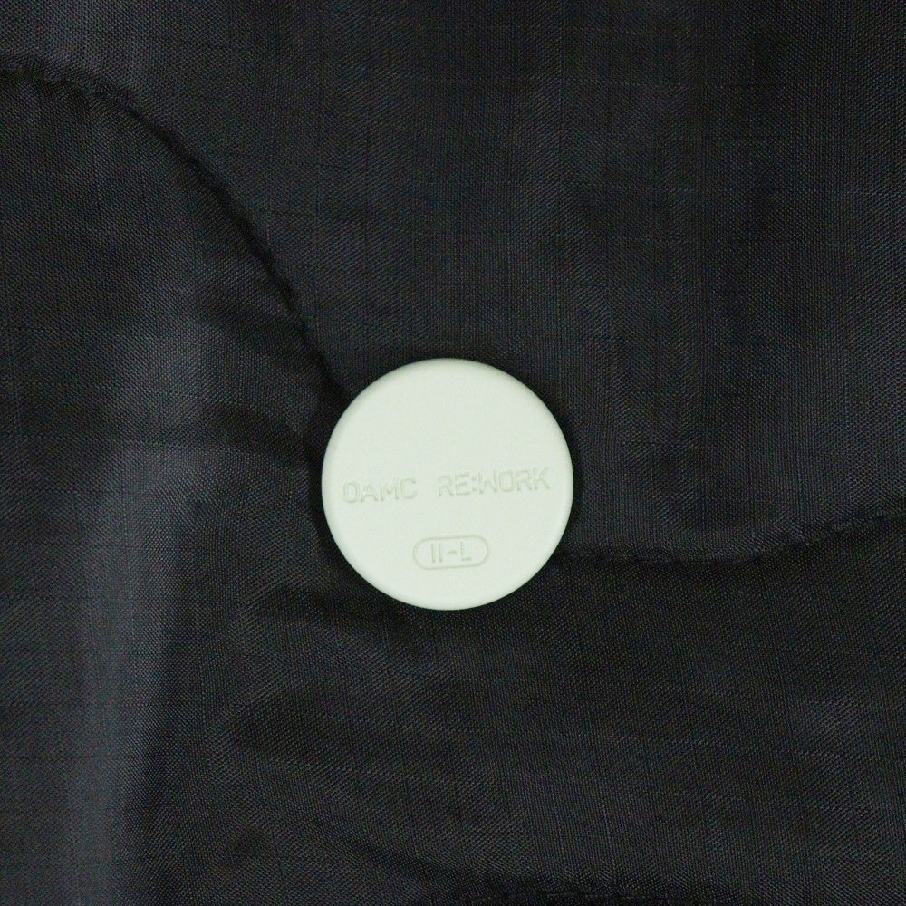 OAMC(オーエーエムシー) WORK QUILTED SWEATSHIRT ワークキルトスウェットシャツ クルーネック ブラック OAXU709284