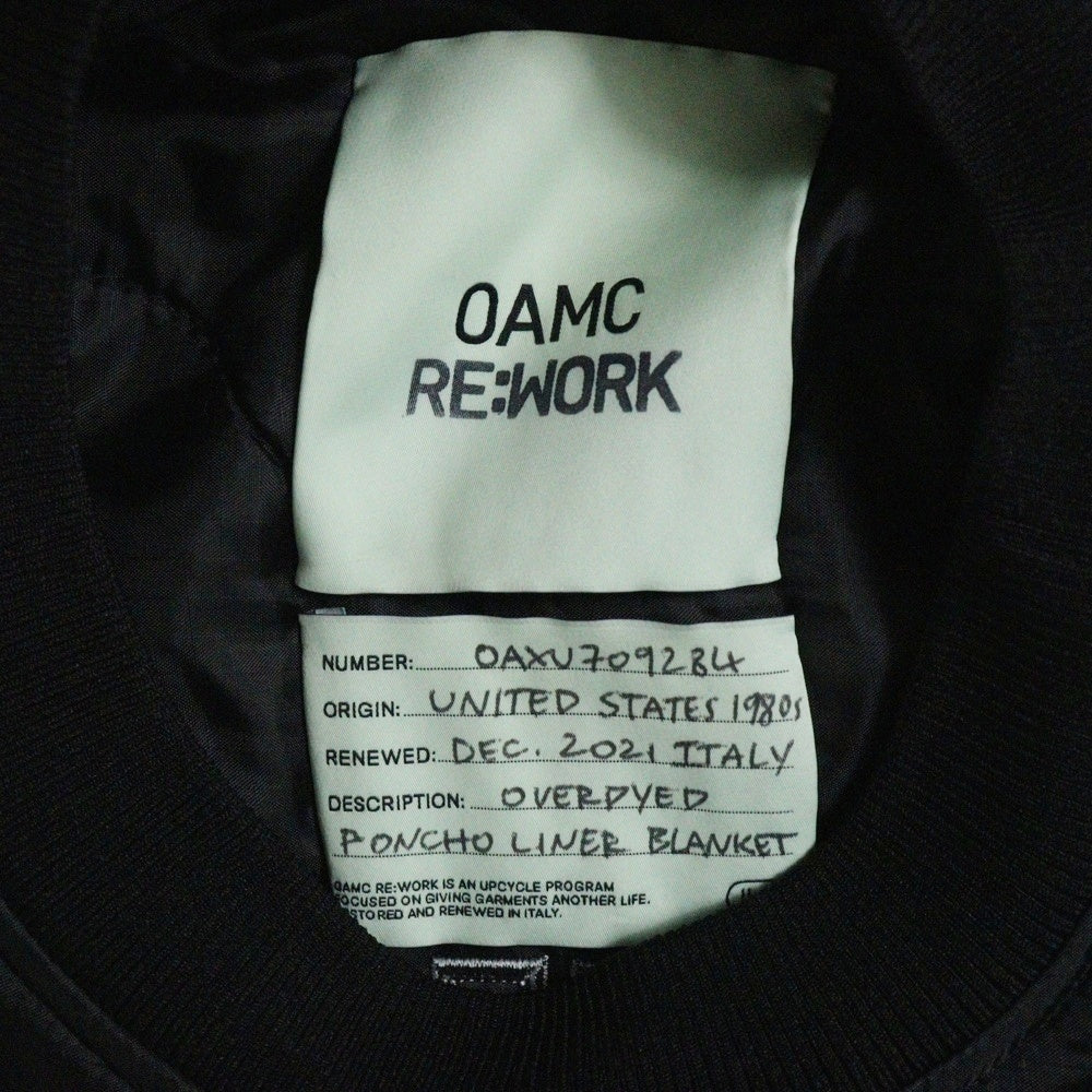 OAMC(オーエーエムシー) WORK QUILTED SWEATSHIRT ワークキルトスウェットシャツ クルーネック ブラック OAXU709284