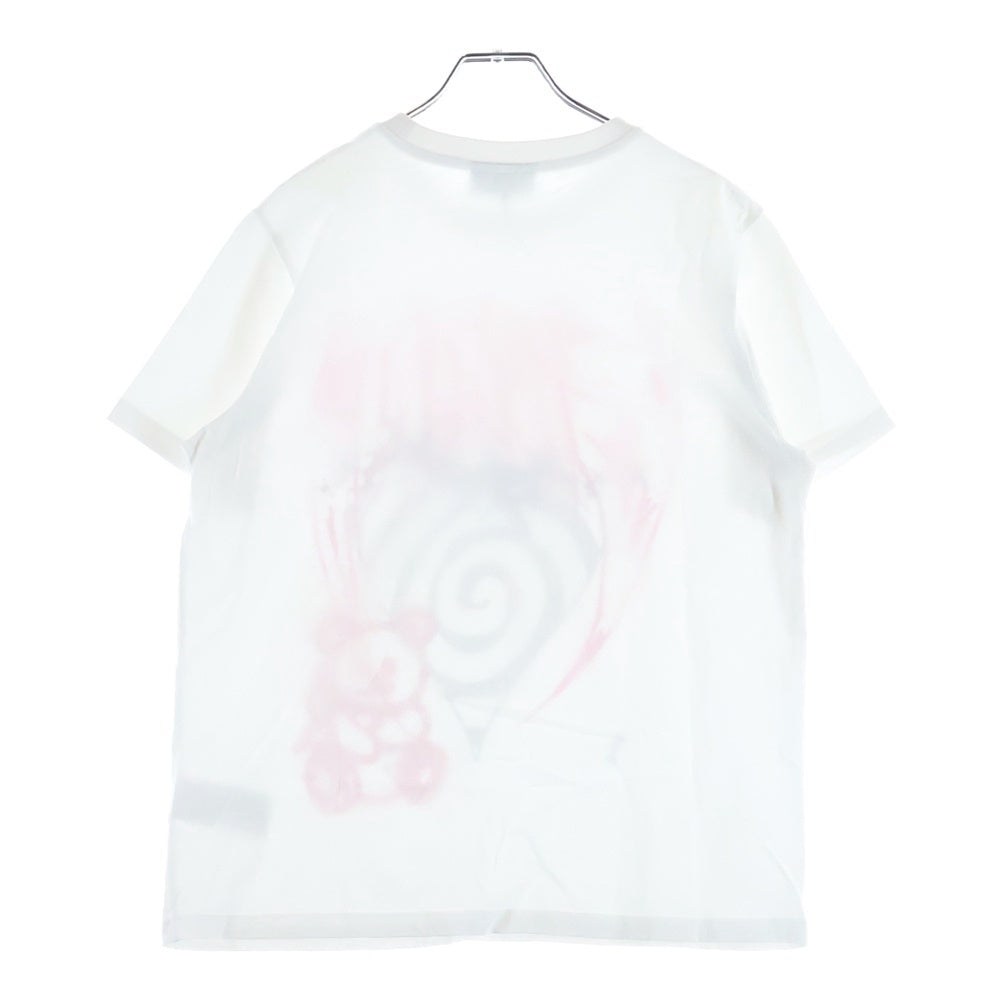 GANNI(ガニー) 24SS Basic Jersey Elements Relaxed T-Shirt プリント 半袖Tシャツ ホワイト T3832 レディース