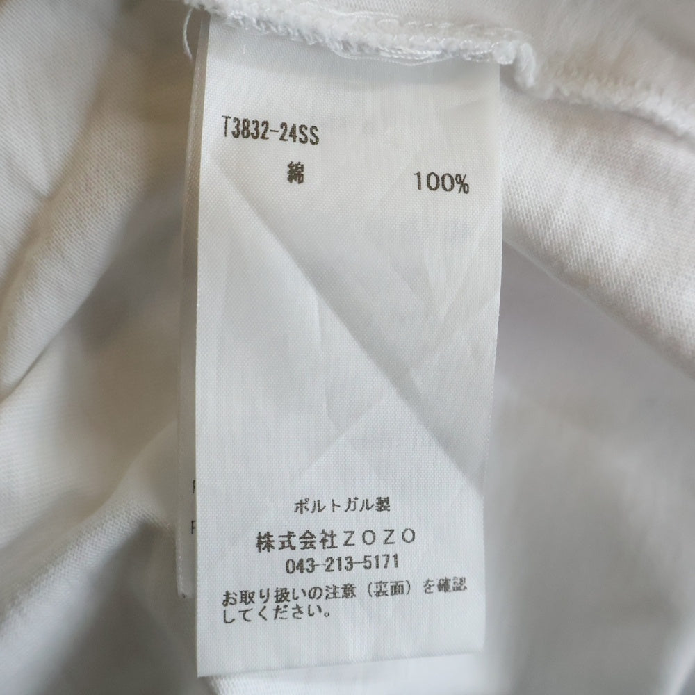 GANNI(ガニー) 24SS Basic Jersey Elements Relaxed T-Shirt プリント 半袖Tシャツ ホワイト T3832 レディース