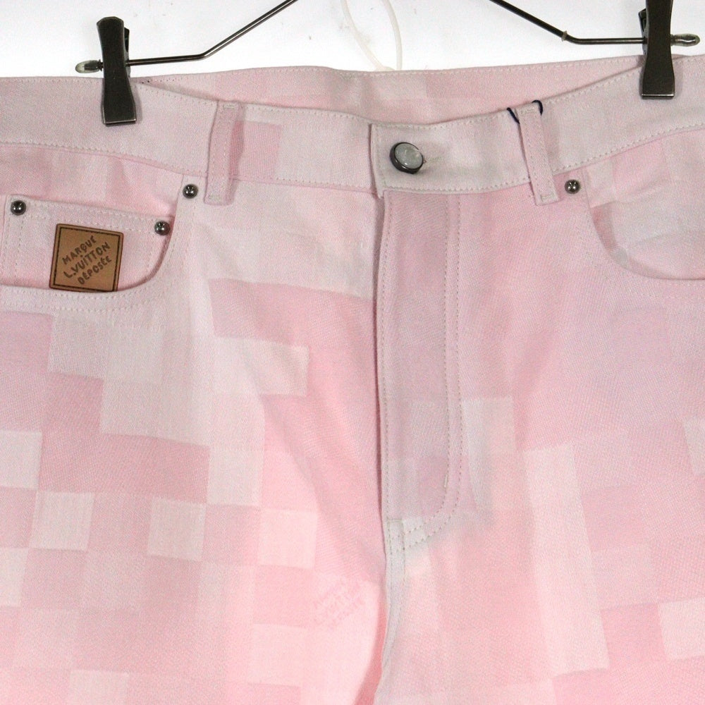 LOUIS VUITTON(ルイヴィトン) 25AW ダモフラージュ デニムスケートパンツ 5ポケットデニム ピンク