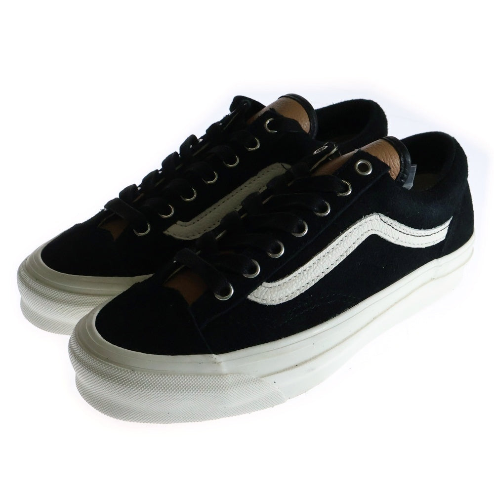 VANS(ヴァンズ) OG STYLE 36 LX BIG FOOT HAIRY SUEDE MACAROON VN000C4RC0B オージースタイル36LXビックフット スウェードローカットスニーカー US6.5/24.5cm