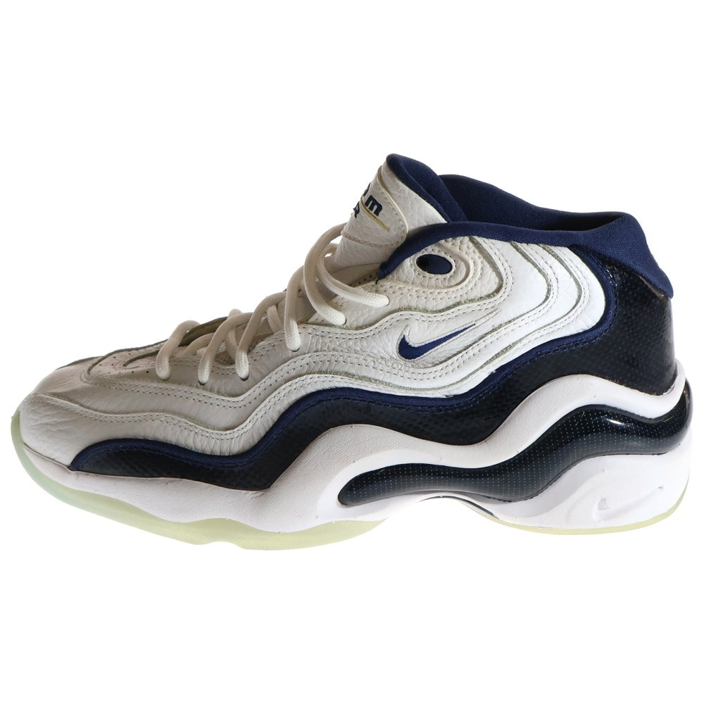 NIKE(ナイキ) AIR ZOOM FLIGHT 96 OLYMPIC 884491-103 エアズームフライト オリンピック ハイカットスニーカー ホワイト/ネイビー US8/26cm
