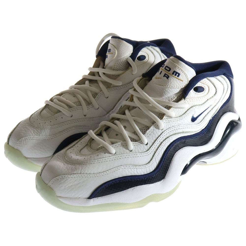 NIKE(ナイキ) AIR ZOOM FLIGHT 96 OLYMPIC 884491-103 エアズームフライト オリンピック ハイカットスニーカー ホワイト/ネイビー US8/26cm